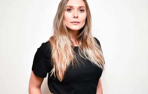Picture look, pose, makeup, actress, hair, Elizabeth Olsen, Elizabeth Olsen