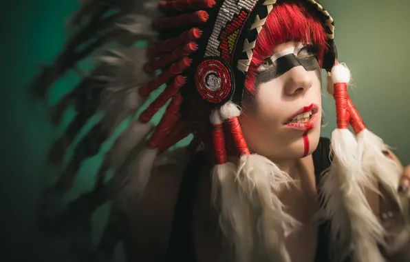 Look, girl, background