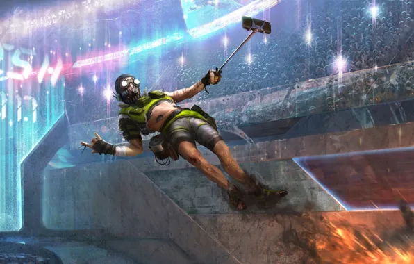 Ekstrimal, game art, octane, apex legends, apex, octane