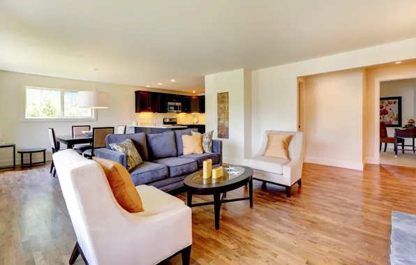 Sofa, interior, chair, table