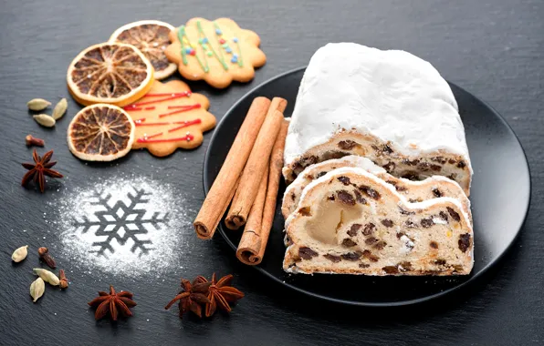 Cookies, cinnamon, cakes, sweet, cupcake, raisins, Anis