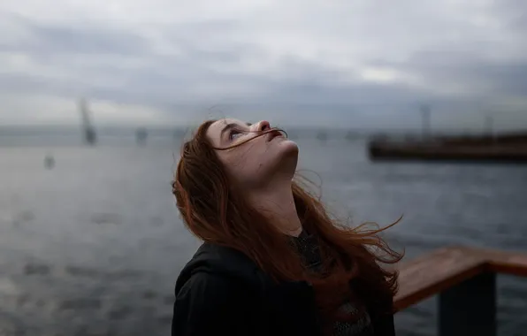 Picture freckles, sponge, redhead, Juliana Naidenova