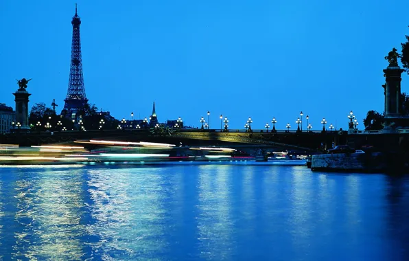 Picture Paris, Lights, Night