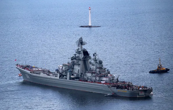 Download wallpaper the project 1144, Peter the great, heavy nuclear ...
