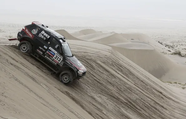 Picture Sand, Black, BMW, Desert, Jeep, Rally, Dakar, Dakar