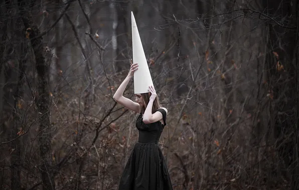 Girl, pose, background