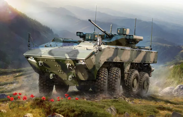 Russia, armored vehicle, Combat, Boomerang, Unified combat platform "boomerang"