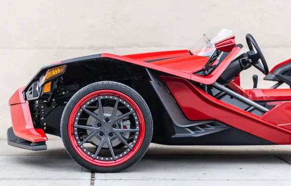 Beautiful, comfort, hi-tech, Polaris, Slingshot, technology, sporty, tricycle