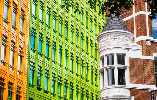 England, London, Windows, building, architecture, London, England, West End