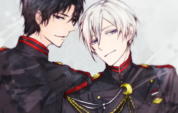 Anime, art, guys, Owari no Seraph, the last Seraphim