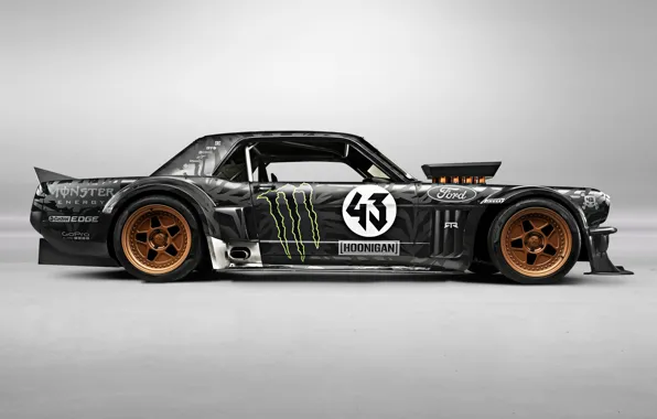 Picture Mustang, Ford, 1965, RTR, Monster Energy, Side, Block, Ken