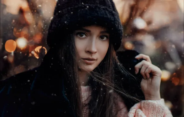 Look, snow, face, hat, hair, Ver Tar, Hakan Erenler