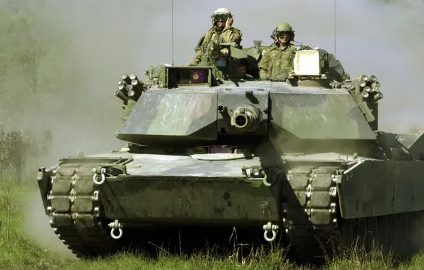 Weapons, tank, M-1A1 Abrams