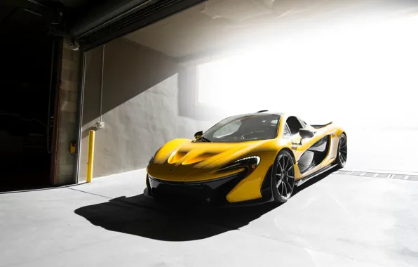 Picture McLaren, Front, Yellow, Supercar, Ligth, Figth