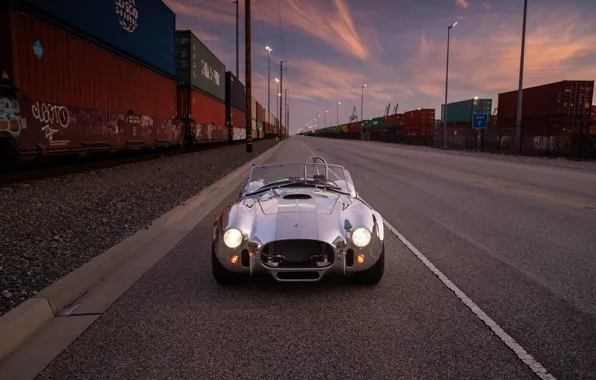Picture Shelby, Cobra, sports car, front view, Shelby Cobra 427 S/C