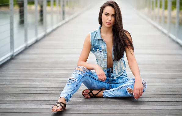 Jeans, sponge, Christopher Rankin, Beauty on the Boardwalk