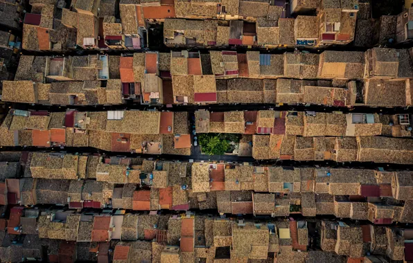 Picture roof, home, texture, Italy, Sicily, Piazza Armerina