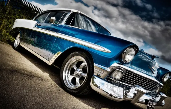 Chevrolet, Bel Air, 1958