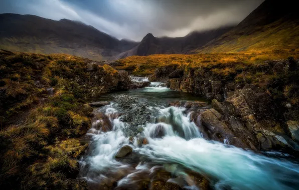 Picture Scotland, Scotland, Highland, Cuillin Cascade