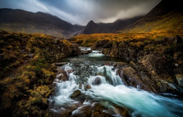 Scotland, Scotland, Highland, Cuillin Cascade