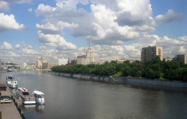 River, Moscow, Skyscrapers