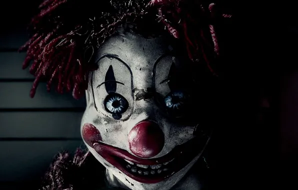 Cinema, panic, movie, fear, evil, film, darkness, clown