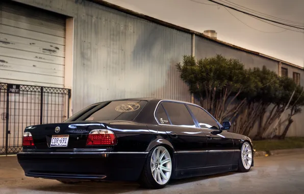 Boomer, e38, stance, bmw 740