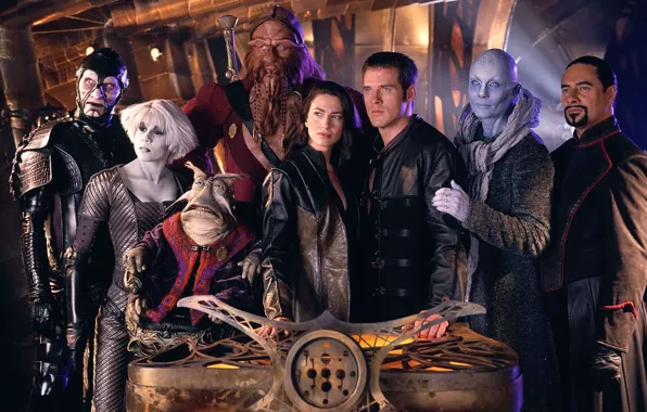 Picture ship, the series, actors, the room, are, Far across the Universe, farscape