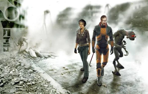 Half-Life 2, Gordon Freeman, Alyx Vance, Citadel (anticitizen one)