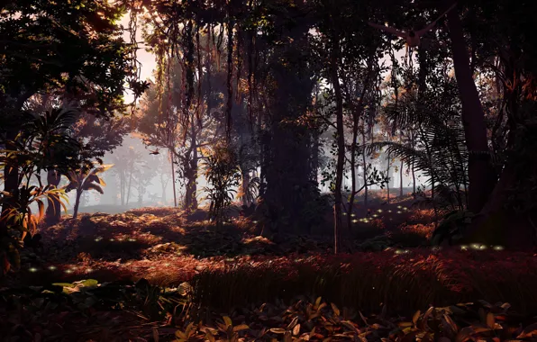 Landscape, jungle, exclusive, Playstation 4, Guerrilla Games, Horizon Zero Dawn