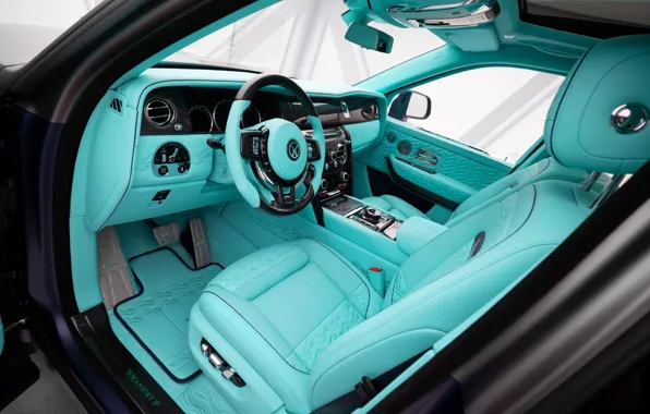 Picture design, interior, Rolls-Royce, luxury, 2020, Cullinan, Rolls-Royce Cullinan, Mansory Coastline