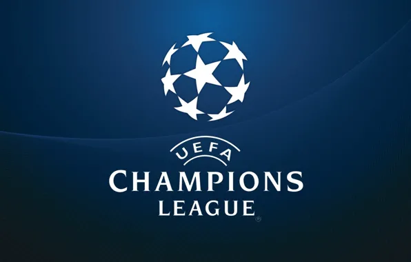 Picture football, logo, soccer ball, Logo, Champions League, UEFA, English text, swezy