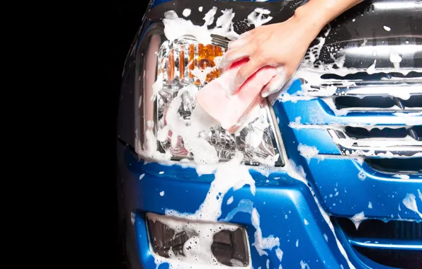 Soap, fingers, cleaning, washing, Vehicle lights
