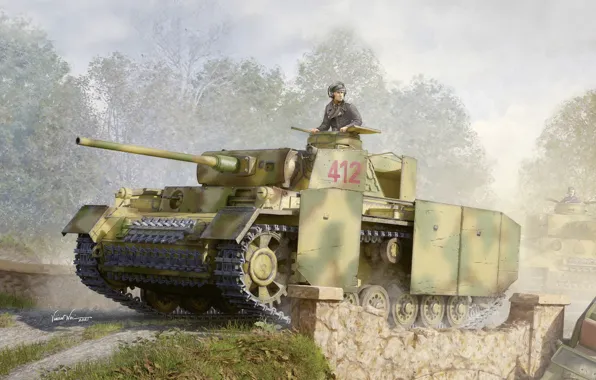 Germany, tank, the Wehrmacht, average, Vincent Wai, panzerwaffe, Pz.Kpfw.III Ausf.M