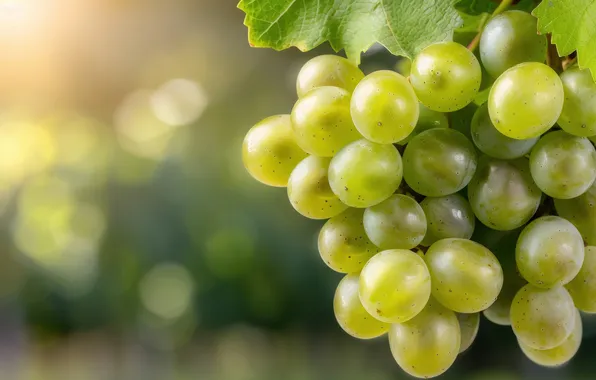 Summer, light, green, berries, garden, harvest, grapes, vineyard