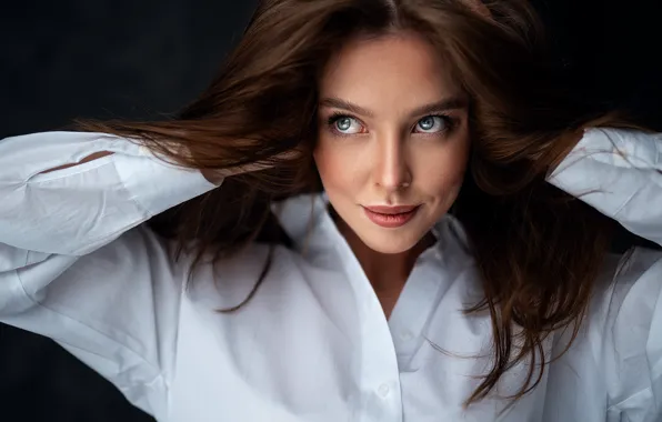 Look, girl, hair, Maxim Gontarev, Veronica Salat