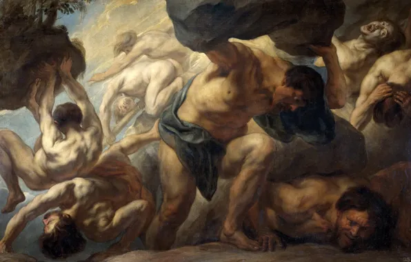 Picture picture, mythology, Jacob Jordaens, Fall Of Giants