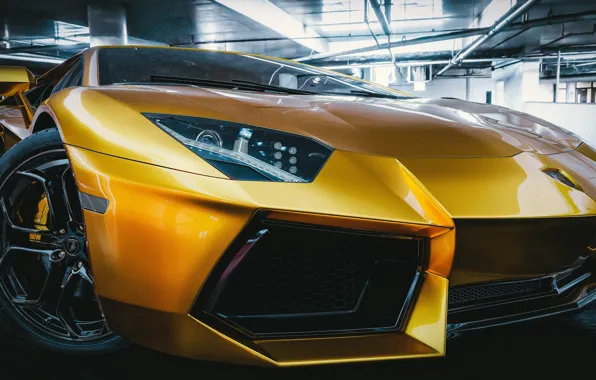 Auto, Lamborghini, Machine, Supercar, Aventador, lp700-4, Lamborghini Aventador, The front