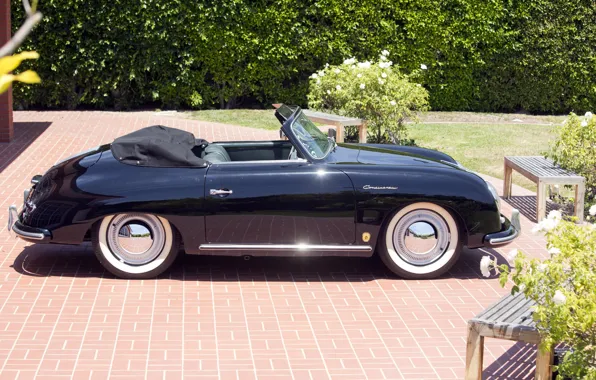 Porsche, 1954, classic, 356, Porsche 356 1500 Continental Cabriolet