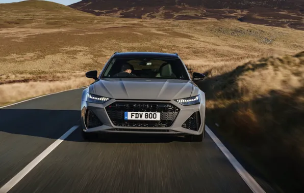 Road, Audi, markup, universal, RS 6, 2020, 2019, before
