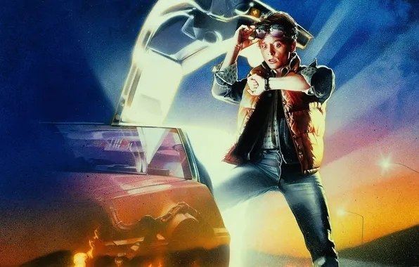 The film, poster, picture, back in the future
