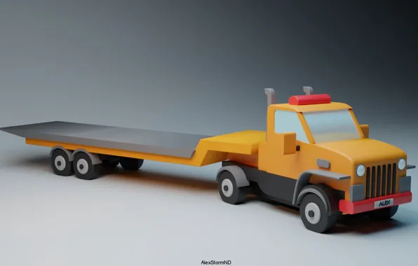 Toy, machine, tractor, AlexStormND