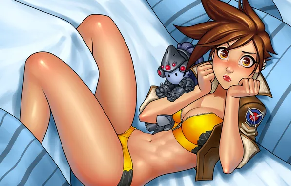 Chest, look, girl, feet, toy, body, art, beauty