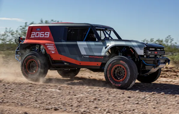 Ford, side, primer, 2019, Bronco R Race Prototype