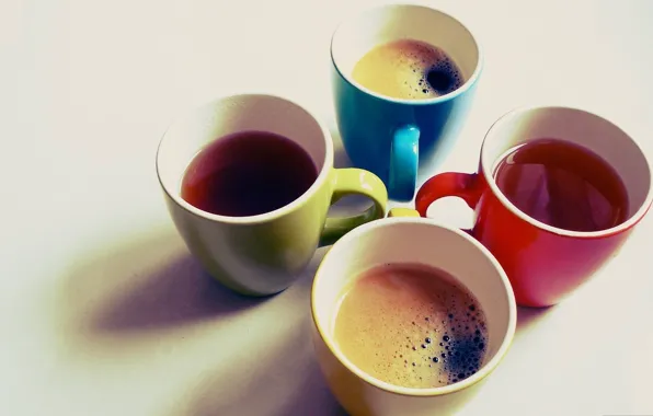 Picture color, photo, background, Wallpaper, tea, bright, coffee, art