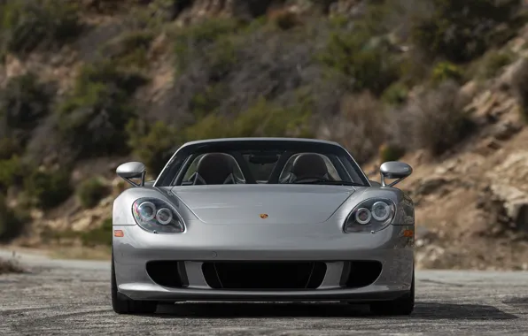 Porsche, front, Porsche Carrera GT