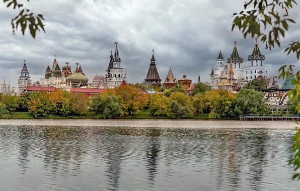 Picture landscape, lake, The Kremlin, Izmailovo, Vyacheslav Biryukov