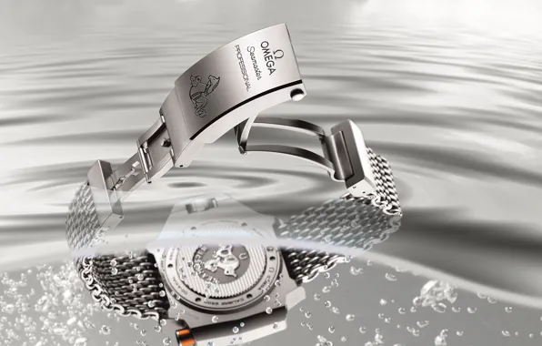Water, Watch, Omega, Seamaster, 1200M, Ploprof bracelet