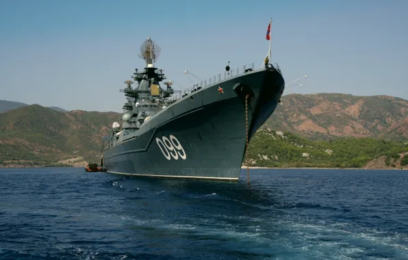 Cruiser, atomic, rocket, Peter The Great, cipher Atlant