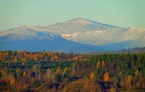 Picture mountains, nature, the cut